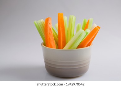 carrot and celery sticks