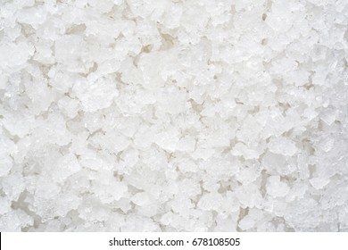 Close Up Flower Of Sea Salt Crystals