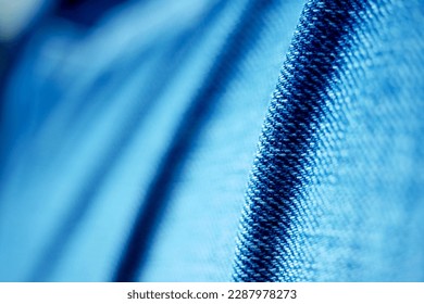 close up of folded blue levis fabric, beautiful abstract baground - Powered by Shutterstock