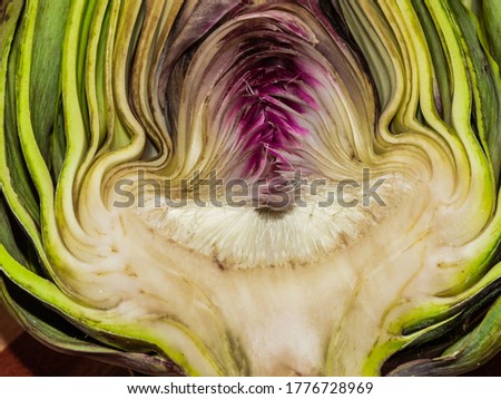 Image, Stock Photo Artichokes in a market