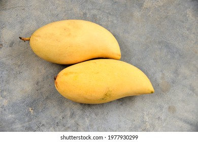 Close up of fresh mango, selective focus.