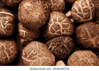 Close up fresh shiitake mushroom  - Powered by Shutterstock