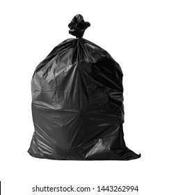close up garbage bag on white background clipping path - Shutterstock ID 1443262994