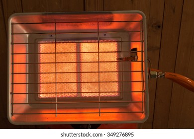 A Close Up Of Gas Heater.