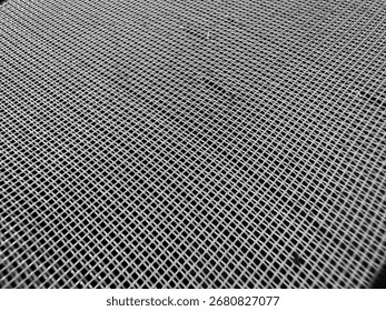 close up geometrical or grid pattern of filtering tools
