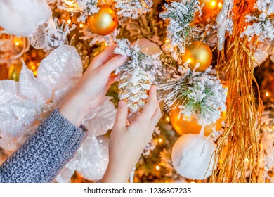 Christmas Lights In Tree Stock Photos Images Photography