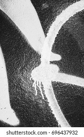 Close up of graffiti texture