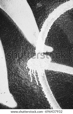Close up of graffiti texture