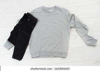 Download Blank Sweatshirt Mock High Res Stock Images Shutterstock