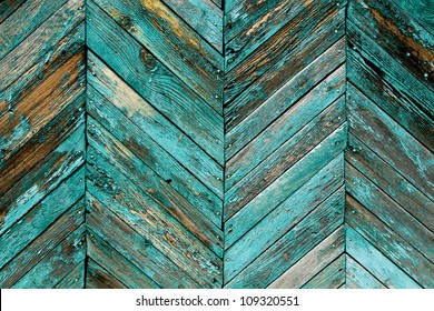 Close up of gray wooden fence panels - Powered by Shutterstock