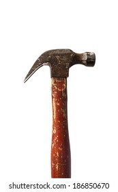 A close up of a hammer. 