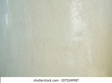 Close Up Handmade Glazed Pottery Ceramic Art Texture Surface, Dark Green. Reflection From Smooth Surface.  Abstract Vintage, Contemporary, Antique Style Wallpaper Background.