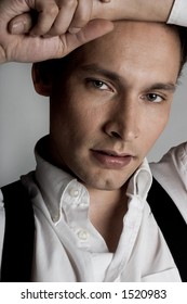 Close Up of a Handsome Man