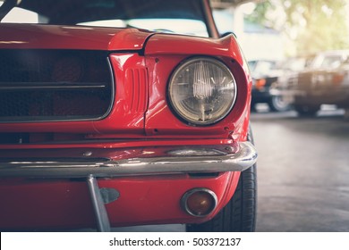 Classic Muscle Car Royalty Free HD Stock Photo and Image