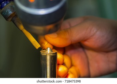 close up high technology and precision part of mold and die repair by welder with laser welding method - Powered by Shutterstock