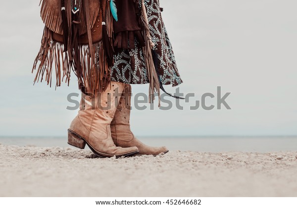 hippie cowgirl boots