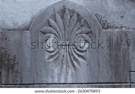 Close up of Historic Headstone in East TX Cemetery