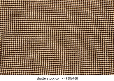 close up of a houndstooth pattern textile