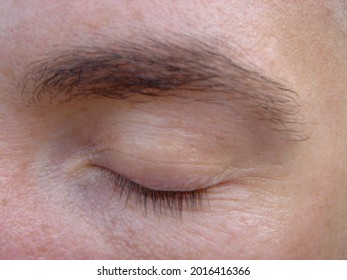 Close up of human eye