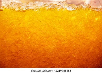 Close up of ice in a glass of ice tea for background.                            - Powered by Shutterstock