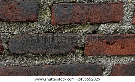 Close up image of brick wall background image