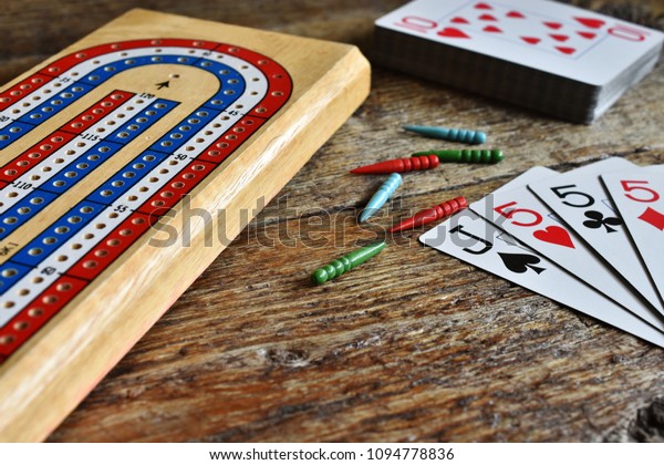 Close Image Cribbage Game Stock Image Download Now