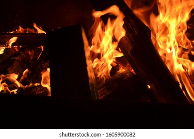 Close up image of fire