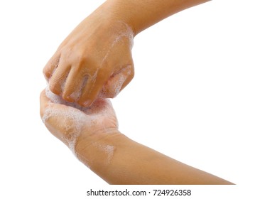 Close Image Hand Washing Medical Procedure Stock Photo 724926358 Close Image Hand Washing Medical Procedure Stock Photo 724926358