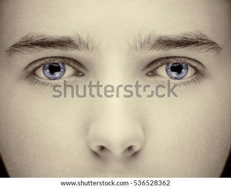 Similar – Image, Stock Photo Untamed Self portrait Face