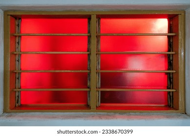 Close up image of window. Abstract background.