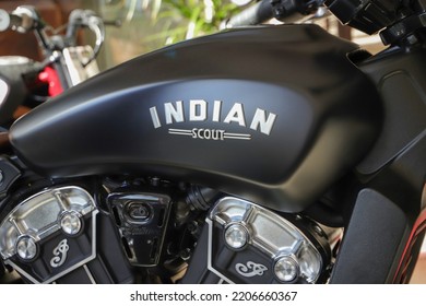 Close Indian Scout Model Bobber Logo Stock Photo 2206660367 | Shutterstock