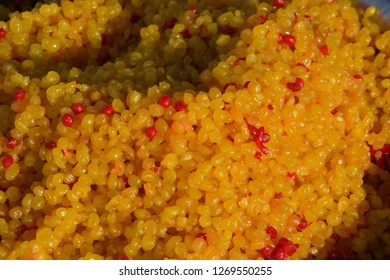 Close Up Of Indian Sweet Boondi, Bundi