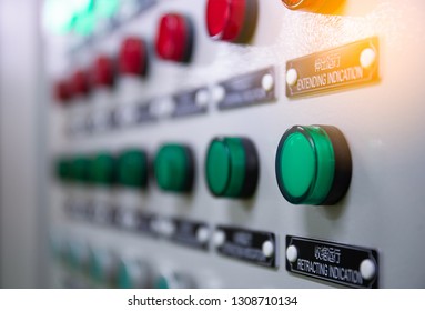 Close Indicator Lights Fuses On Electric Stock Photo 1308710134 ...