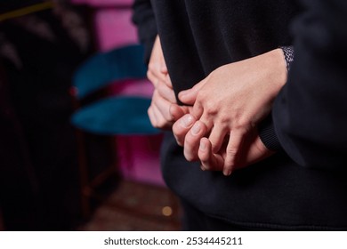 A Close Up of Intimate Hands Embracing, Showcasing the Depth of Connection and Emotion