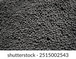 Close up of iron ore pellets