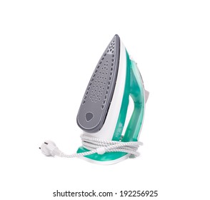 Close Up Of Ironing Tool. Isolated On A White Background.