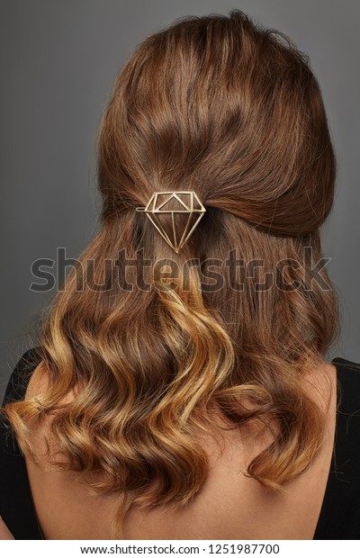 Close Isolated Portrait Young Lady Brown Stock Photo Edit Now