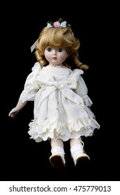 Close Up and Isolated Vintage Antique Old Doll - Shutterstock ID 475779013