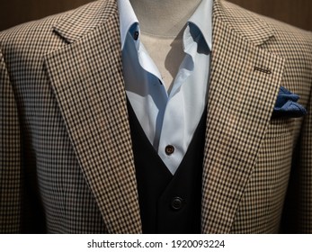 Close Up Jacket Blazer Suit Detail