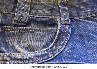 Close up of Jeans texture