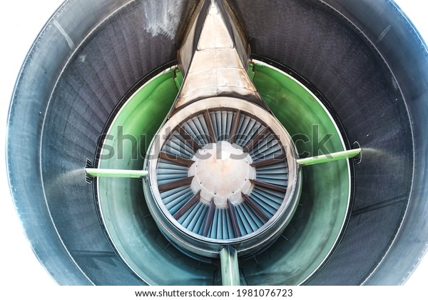 Close Jet Airplane Engine Back View Stock Photo 1981076723 | Shutterstock