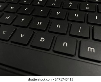 close up of a keyboard