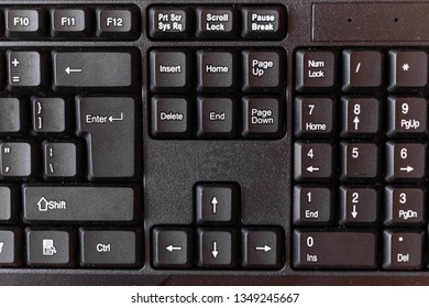 Close up keyboard key button.