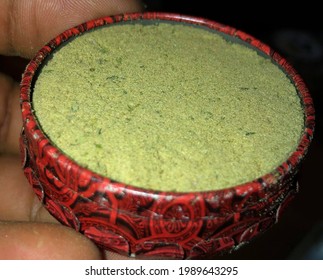 Close Up Kief A Cannabis Indica Medical Health Very High.