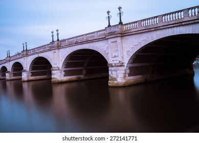 A Close Up Of Kingston Bridge, London