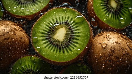 close up of kiwi fruit - Powered by Shutterstock
