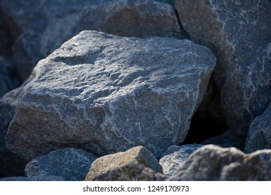 Close up of large, sparkly grey granite rocks  - Powered by Shutterstock