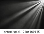 Close up of laser beam isolated on black background