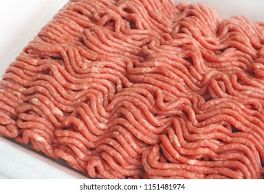 Close up of Lean ground beef

