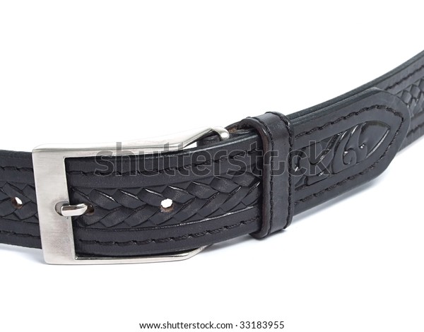 Boston Leather 6570-1-38-N Plain Black Nickel Buckle Riverside Duty Belt 38" 